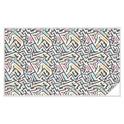 Frosted glass film stained glass effect Abstract geometry