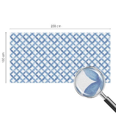 Opaque window film stained glass style Geometric flowers