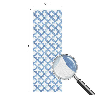 Opaque window film stained glass style Geometric flowers