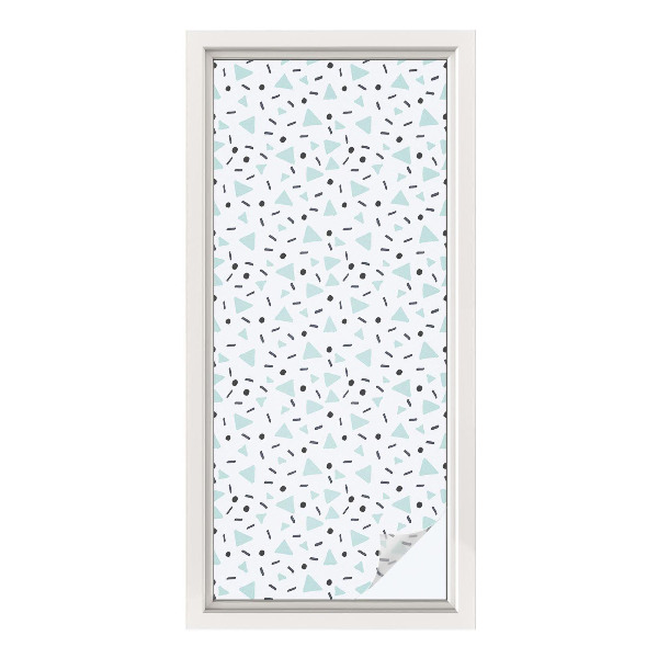 Patterned window film Geometric figures