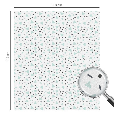 Patterned window film Geometric figures