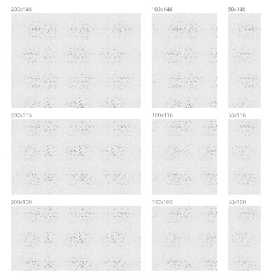 Frosted glass film stained glass effect Minimalist dots