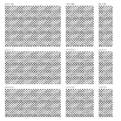 Colored window film stained glass Wave geometry