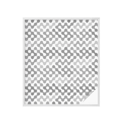 Colored window film stained glass Wave geometry