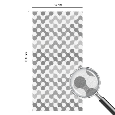 Colored window film stained glass Wave geometry