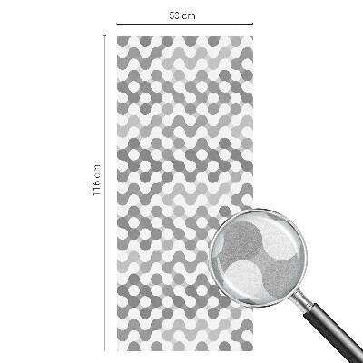 Colored window film stained glass Wave geometry