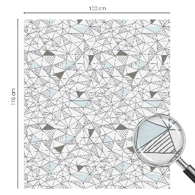 Privacy window film Abstract shapes