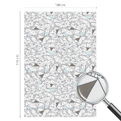 Privacy window film Abstract shapes