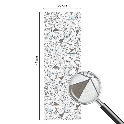 Privacy window film Abstract shapes