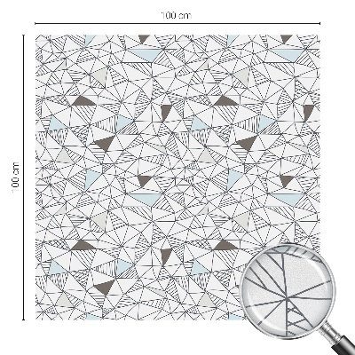 Privacy window film Abstract shapes