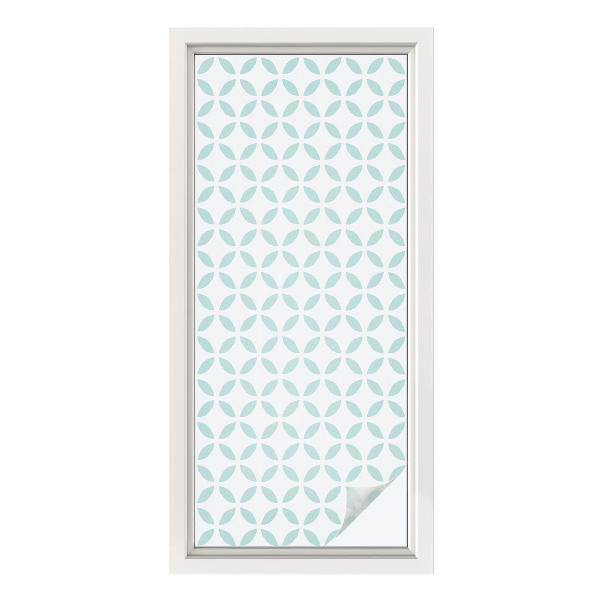 Patterned window film Abstract shapes