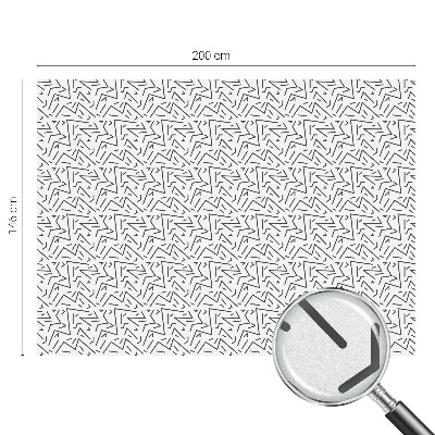 Frosted glass film stained glass effect Abstract zigzags