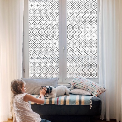 Privacy window film Rhombic harmony