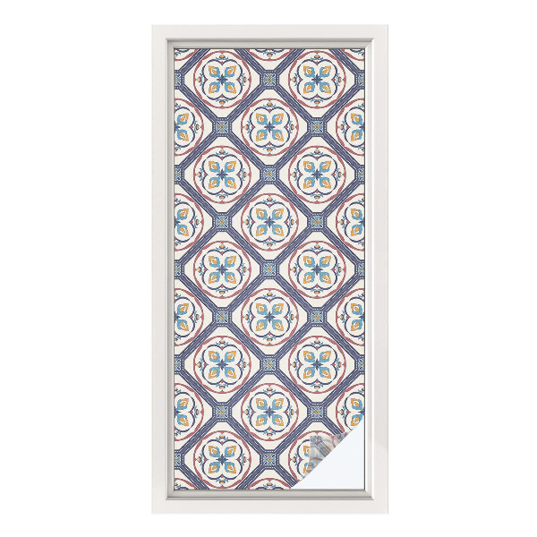 Patterned window film Tile pattern