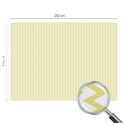 Colored window film stained glass Yellow zigzags