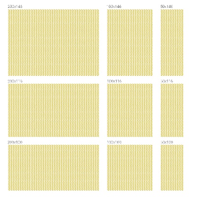 Colored window film stained glass Yellow zigzags