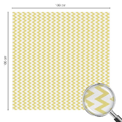 Colored window film stained glass Yellow zigzags