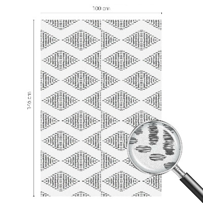 Privacy window film Geometric diamonds