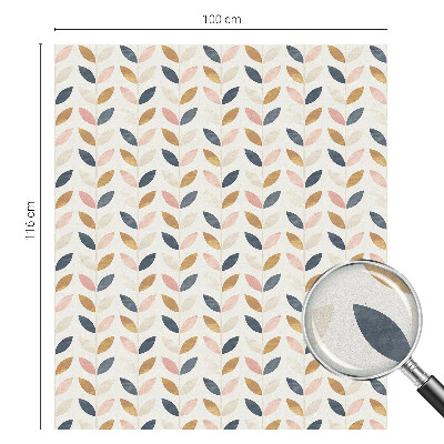 Patterned window film Leaves pattern