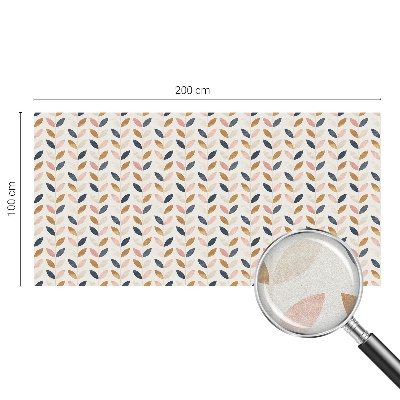 Patterned window film Leaves pattern