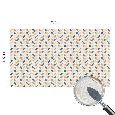 Patterned window film Leaves pattern