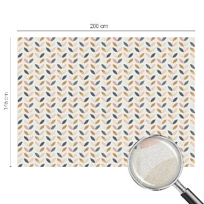 Patterned window film Leaves pattern