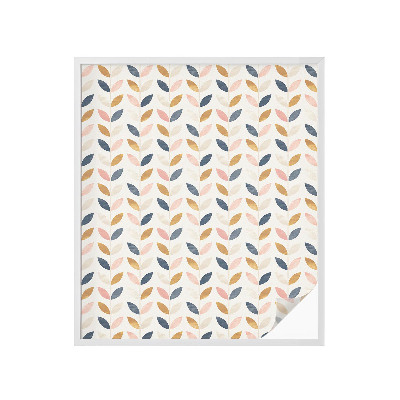 Patterned window film Leaves pattern