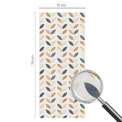 Patterned window film Leaves pattern