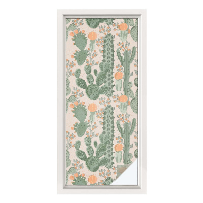 Privacy window film Green succulents