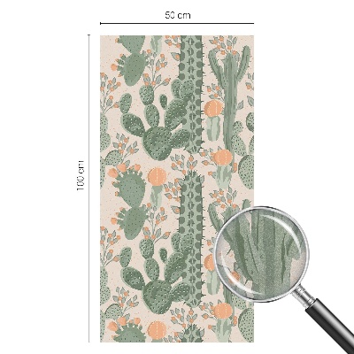 Privacy window film Green succulents