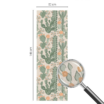 Privacy window film Green succulents