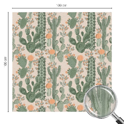 Privacy window film Green succulents