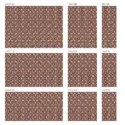 Frosted glass film stained glass effect Floral ornament