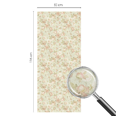 Patterned window film Floral elegance