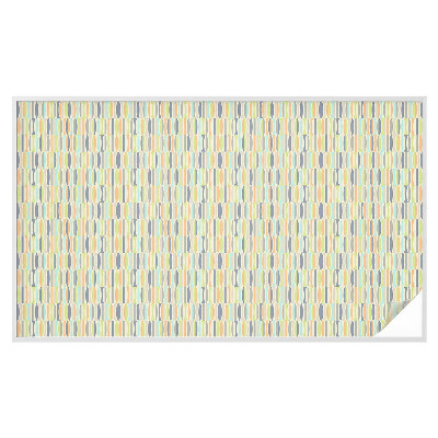 Opaque window film stained glass style Oval patterns