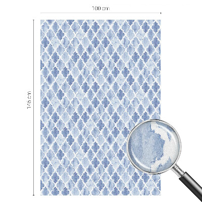 Colored window film stained glass Watercolor elegance