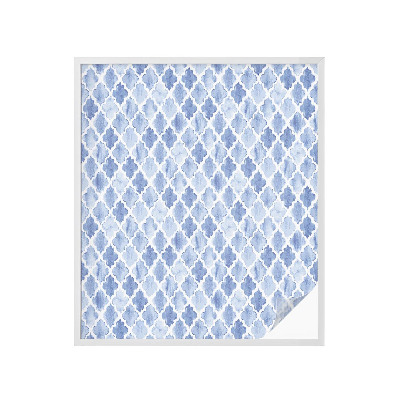 Colored window film stained glass Watercolor elegance