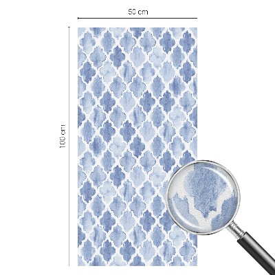 Colored window film stained glass Watercolor elegance