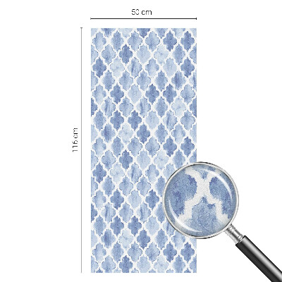 Colored window film stained glass Watercolor elegance