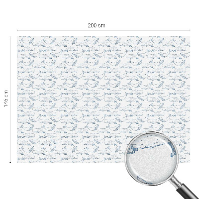 Frosted glass film stained glass effect Sea inspirations