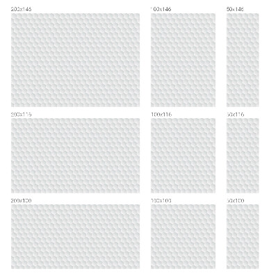 Opaque window film stained glass style White mosaic