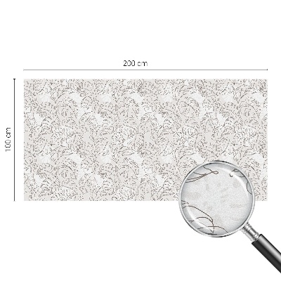 Colored window film stained glass Plant ornament