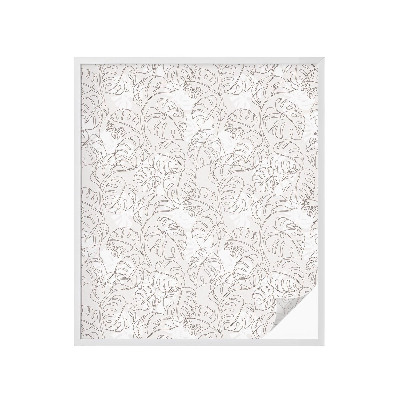 Colored window film stained glass Plant ornament