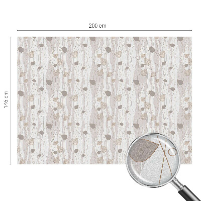 Privacy window film Elegant leaves