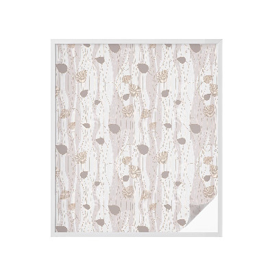 Privacy window film Elegant leaves