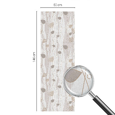 Privacy window film Elegant leaves