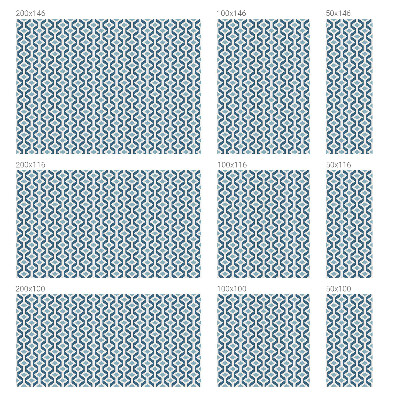 Patterned window film Geometric pattern