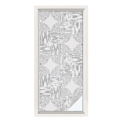 Privacy window film Peaceful Symmetry