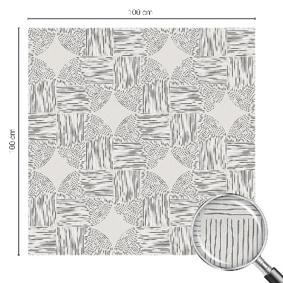 Privacy window film Peaceful Symmetry