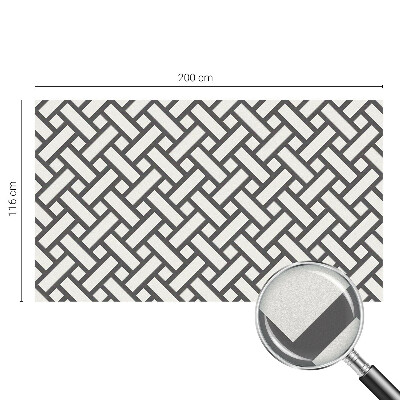 Frosted glass film stained glass effect Interlacing rectangles